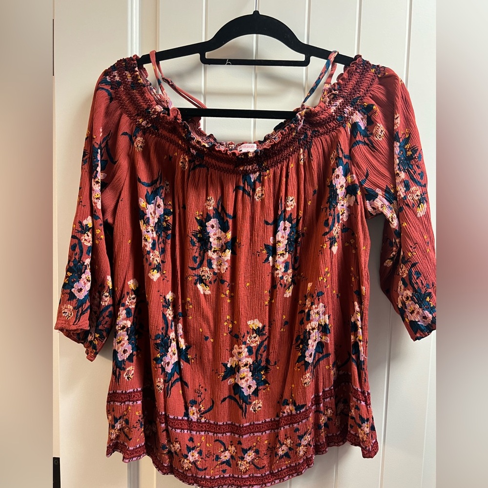 Off the shoulder shirt